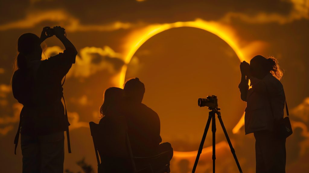 Taller fotografico eclipse solar 2026 1 personas fotografiando eclipse solar 2026 1